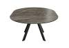 Стол Дик DikLine SKC120 00-00076866 tundra gris, подстолье черное, опоры черные 120(160)x120x76 фото 7