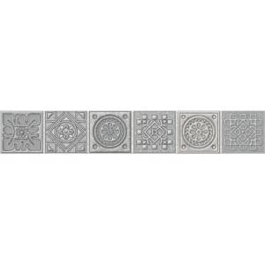 Бордюр Azori Grazia 585581001 Grey Nefertiti 6.2x40.5