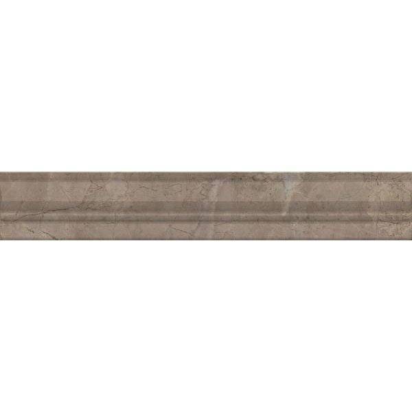 Бордюр Kerama Marazzi Серенада BLC033R Бежевый Темный Глянцевый Обрезной 5x30