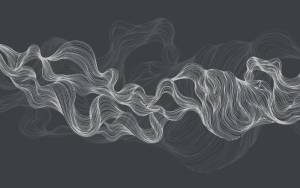 3D Фотообои Artegrafico «Узорчатые линии в серых тонах» LST-019 канвас