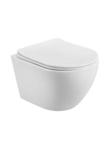 Унитаз подвесной BelBagno Marino BB7026CH-TOR/SC безободковый, сиденье микролифт Унитаз подвесной BelBagno Marino BB7026CH-TOR/SC безободковый, сиденье микролифт