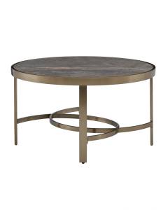 Стол журнальный Stool Group Адриана ECT-223-BRCG-BNSG серая керамика 80x80x45