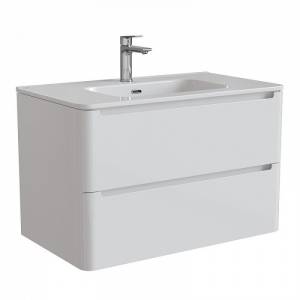 Тумба с раковиной Iddis Edifice 80 EDI80W0i95K подвесная, белый