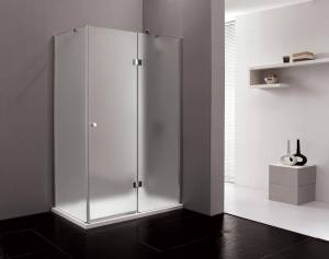 Душевой уголок Cezares VERONA-W-AH-1-100/90-P-Cr-R профиль хром, стекло матовое, 100x90x195