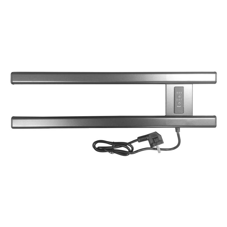 Полотенцесушитель электрический Altasan КаспийПроф правый, скрытый монтаж, графит, 50x15