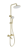 Душевая стойка Wonzon & Woghand WW-B3047-A1-BG с термостатом, золото