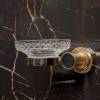 Мыльница Boheme Royal Cristal 10923-G-B настенная Black Gold фото 2