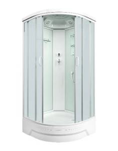 Душевая кабина Mirwell MR350926-C3-RUS профиль белый, стекло матовое, 90x90x226