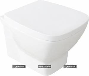 Чаша для унитаза подвесного BelBagno Lago BB128CH