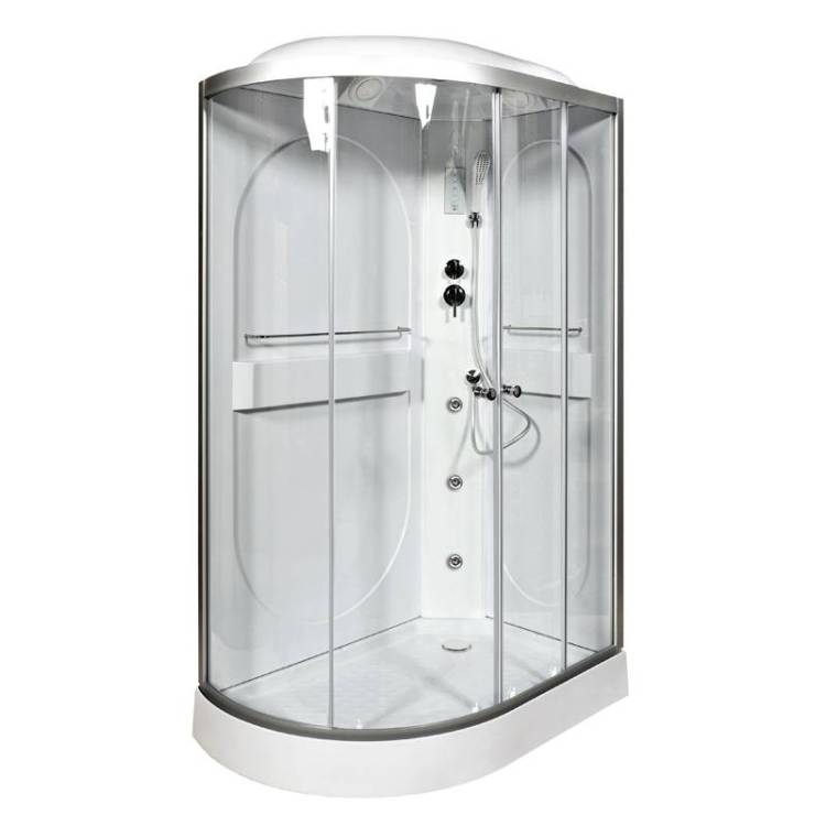 Душевая кабина AvaCan L602RGM+EL с гидромассажем и электрикой, 120x80x215