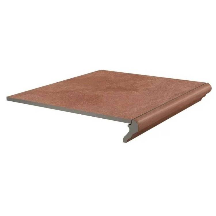 Ступень Kerama Marazzi Хадду KM4040G0021NGTF Фронтальная Красный Матовый 34x40.2