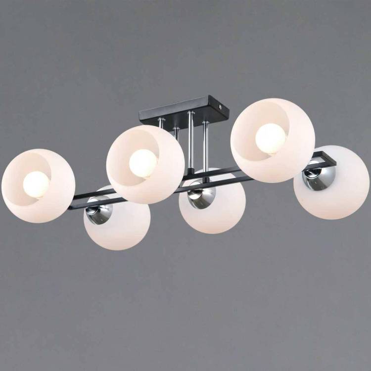 Потолочный светильник Illumico IL0791-6CSQ-25 BK CR TRENTO