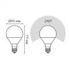 Лампа светодиодная Gauss LED Elementary Globe 53118 фото 2