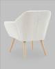 Кресло Stool Group Вэйл QH-8904K TEDDY 1859-01 white белый, тэдди фото 5