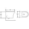 Унитаз подвесной Orange C01-100W безободковый, сиденье с микролифтом фото 7