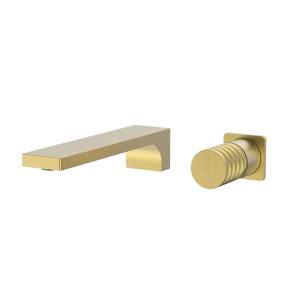 Смеситель для раковины Vincea Domus VBFW-5DM01BG встраиваемый, брашированное золото