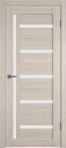 Межкомнатная дверь Владимирская Фабрика Дверей Atum 18 Cappuccino стекло White Cloud 900x2000