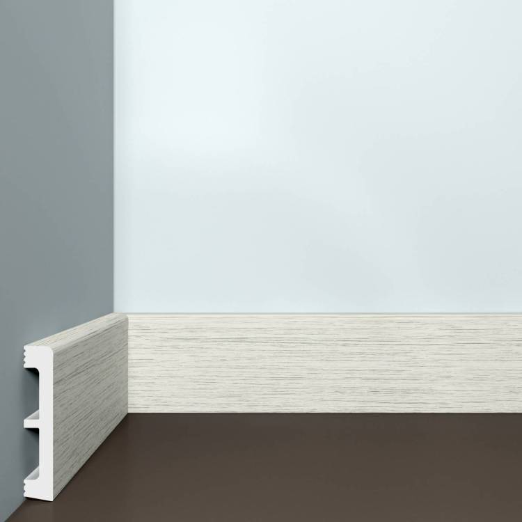 Плинтус напольный Bello Deco ПЛ 30 Сосна белая 200x8x1.5