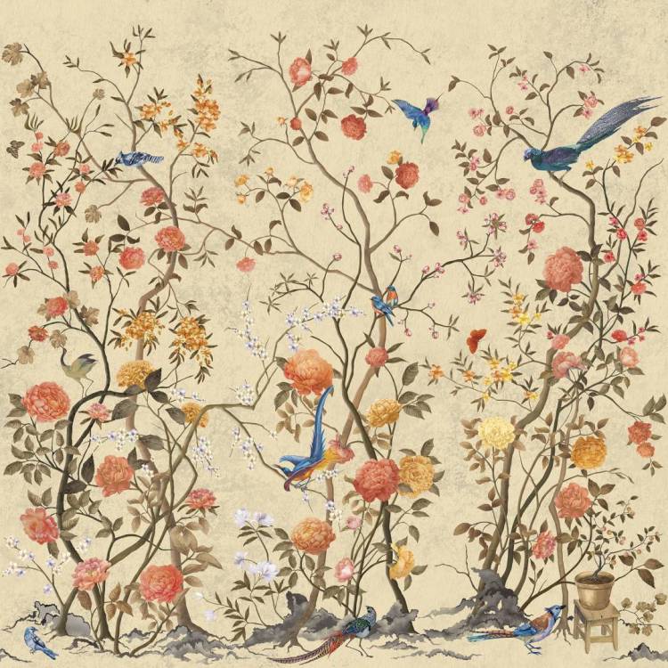 Фреска Ortograf Flora 31243 Spring melody Филиграна со стразами FM-F/S