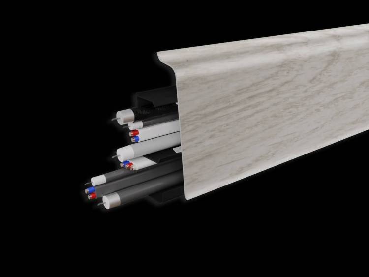 Плинтус Bonkeel Барк 7010 Дуб Смоленский 2200x70x23