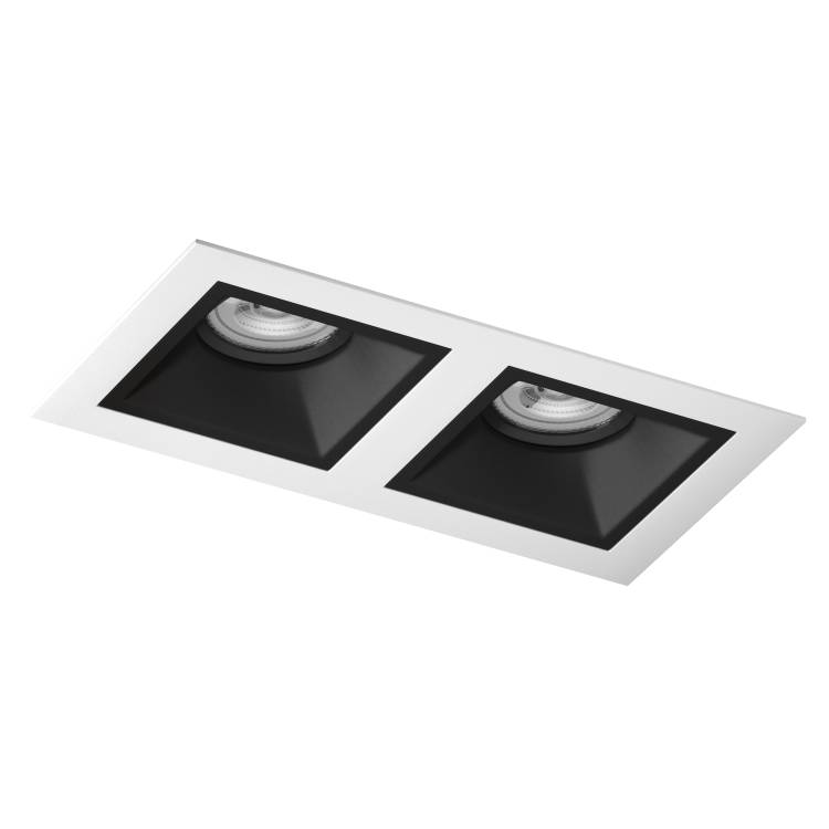 Встраиваемый светильник Lightstar Domino Quadro D5260707BMOD