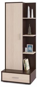 Шкаф книжный Сокол СТ-9 4680212007897, 4680212007903, СТ9В5бд5 Венге/беленый дуб