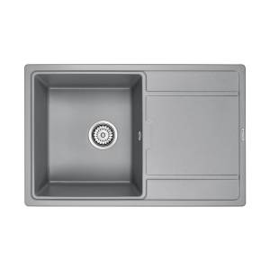 Мойка кухонная Paulmark Flugen PM217850-GRM серый металлик