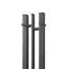Полотенцесушитель электрический Point Фрея PN20712GB П2 100x1200, графит блеск фото 4