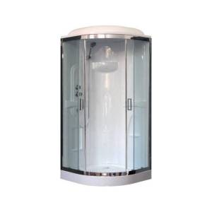 Душевая кабина Royal Bath RB90HK1-T-CH+EL с низким поддоном