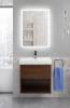 Тумба под раковину Belbagno Neon NEON-500-1C-SO-RS 47.2x34.6x55 Rovere Scuro подвесная с одним выкатным ящиком, с доводчиками фото 6