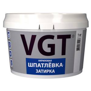 Шпатлевка-затирка водостойкая VGT 1 кг