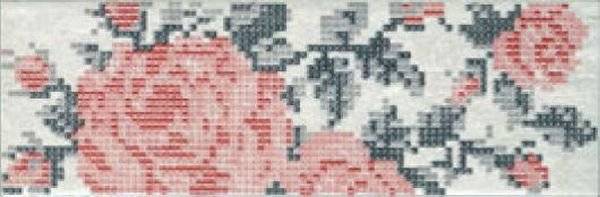 Декор Serenissima CIR DOCKLANDS INSERTO FLOWERS WHITE S/1 8.6x26