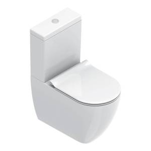 Унитаз-компакт Catalano Sfera 0551500001 + 0515630001 + 9056080000 безободковый, с крышкой-сиденьем микролифт