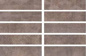 Керамогранит Serenissima CIR DOCKLANDS 1047176 FREEPORT BROWNWALL (10 soggettu mix) 8.6x35