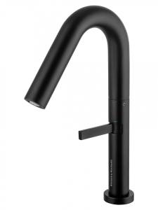 Смеситель для раковины Wonzon & Woghand WW-6068-MB высокий, черный