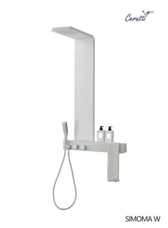Душевая панель Cerutti Spa Simona W CT9661 белый