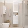 Тумба с раковиной BelBagno UNO-MINI 40 подвесная, Bianco Opaco фото 5