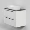 Тумба с раковиной La Fenice Elba Twin Bianco NFNC-01-ELB-B-90-2-3-M-GB белая матовая, 90 см
