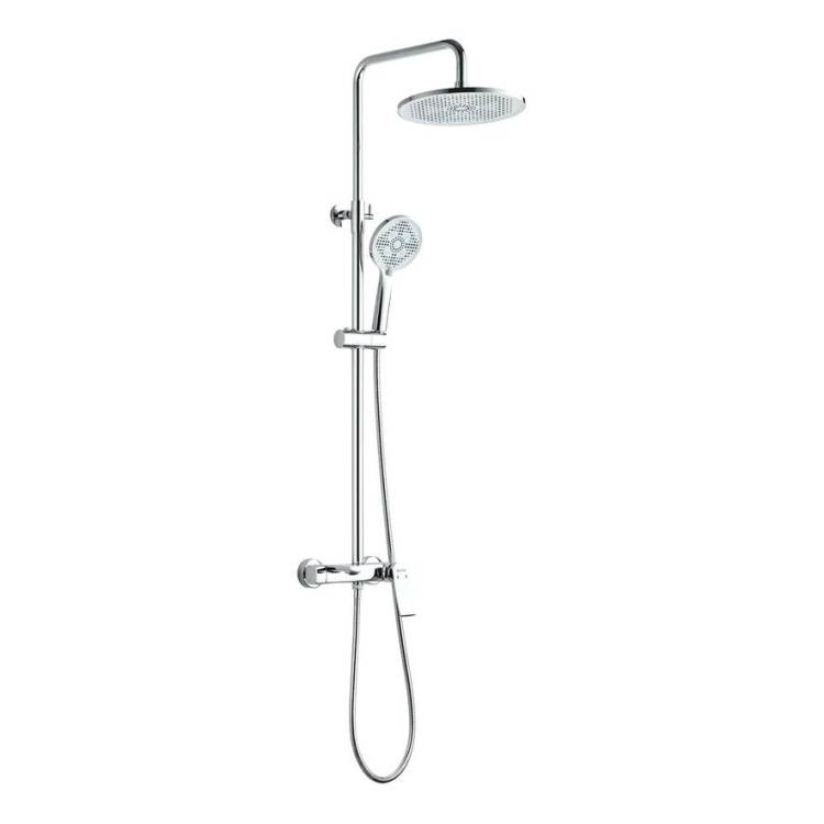 Душевая стойка BOND Cube B08-9100 хром глянцевый