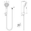 Душевая лейка Ideal Standard Idealrain Evo B2240AA 3 режима, Chrome (Хром) фото 2