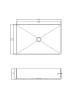 Раковина AltroBagno Солидо (Solido) 001023 RaSp матовая медь, 60.4x40.6 фото 6