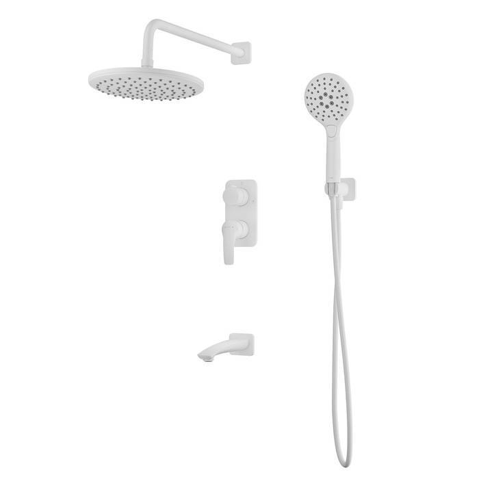 Душевая система Iddis Ray RAYWT03i68 белый матовый