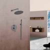Душевой комплект Vincea Desire VSFW-1D1GM встраиваемый, 2 режима, вороненая сталь фото 3