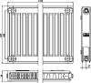 Радиатор стальной Kermi FK0120501101N2Y тип 12 фото 3