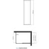 Боковая стенка Wasserkraft Lopau 32S07-RP90 фото 4