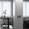 Выключатель 2-клавишный перекрестный Werkel W1123008 серебро фото 3