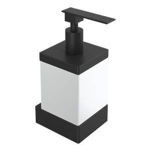 Дозатор Boheme Qubic 10727-B Black