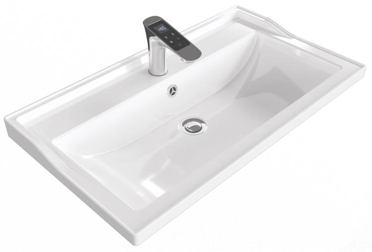 Раковина Stella Polar Флур SP-00001484 белая, 80x45