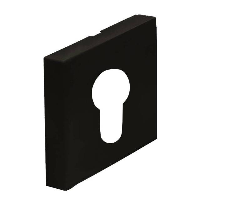 Розетка Profil Doors RO80 под цилиндр черный матовый (комплект из 2 шт)