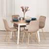 Стул Tetchair Chilly (mod. JSC-220) 24349 бежевый, натуральный, велюр фото 11
